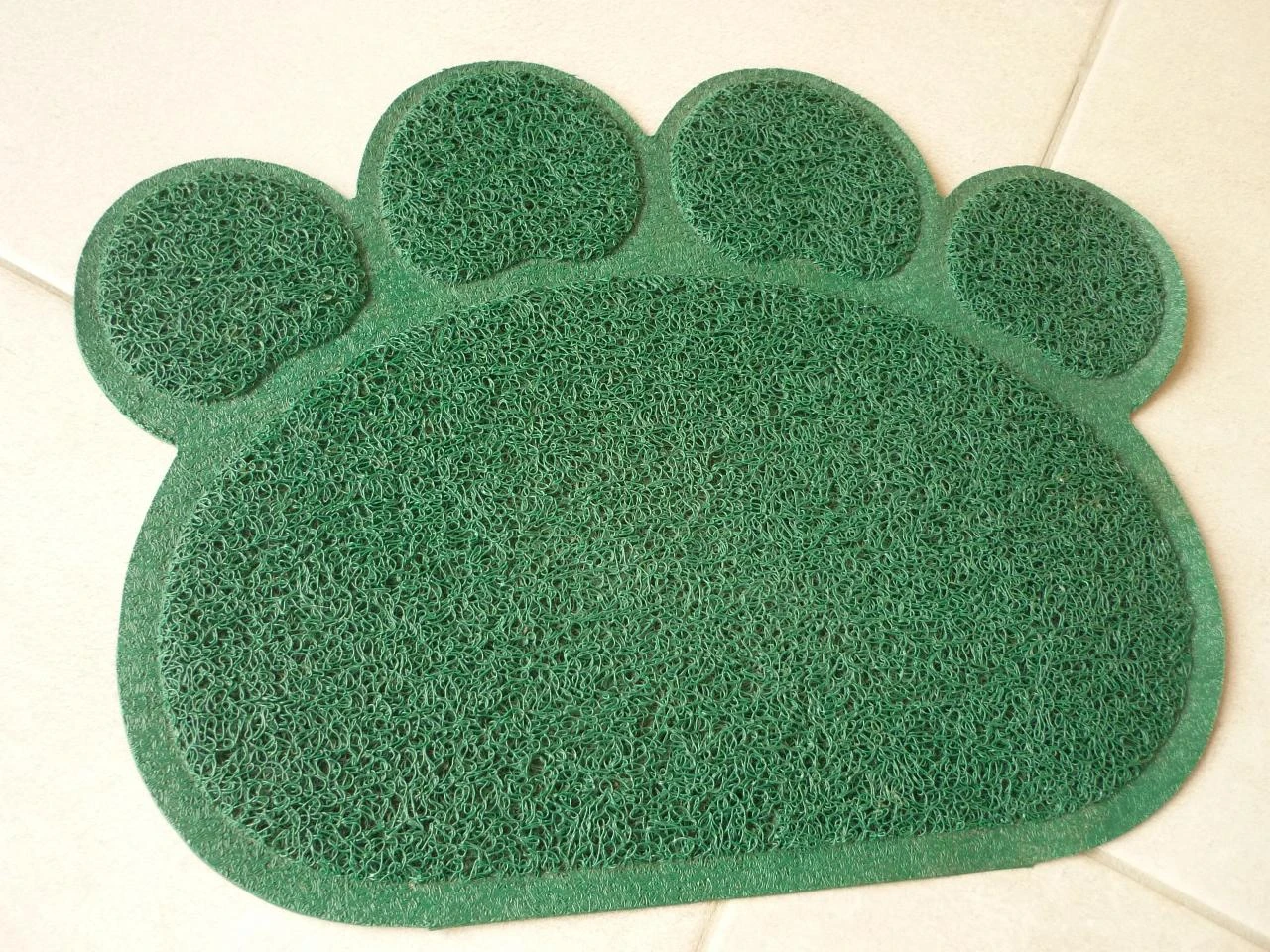 Groene pootafdruk mat kattenmat kattenbakmat schoonloopmat gritopvanger – photo 2